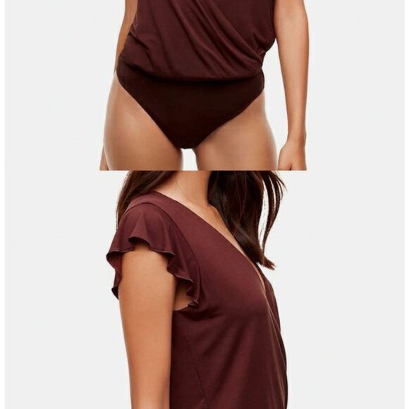 NWT - Wilfred (Aritzia) Nauge Bodysuit (Size: XXS - Black) - Picture 4 of 4